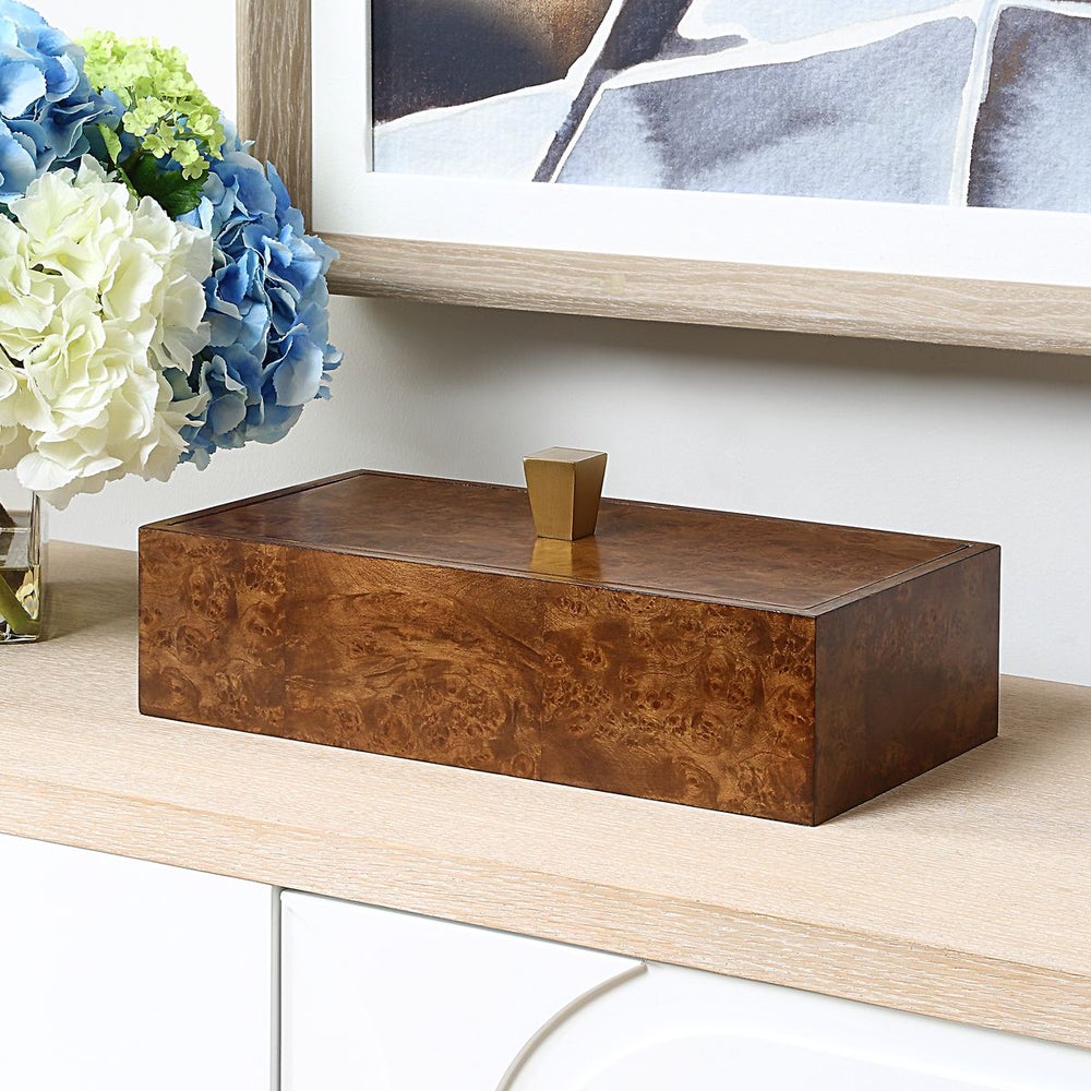 Domicella Burl Veneer Box