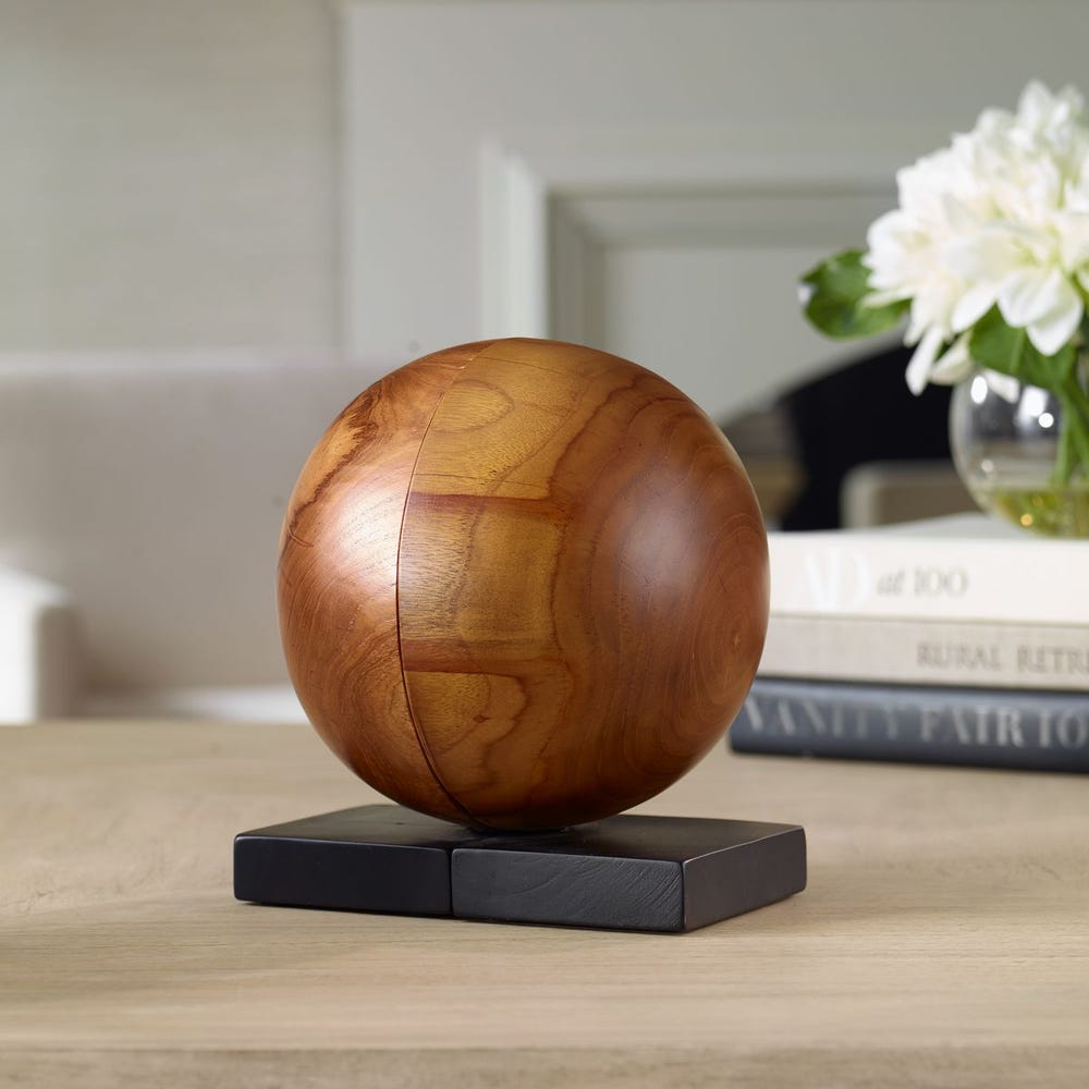Sorrento Teak Wood Bookends - Set of 2