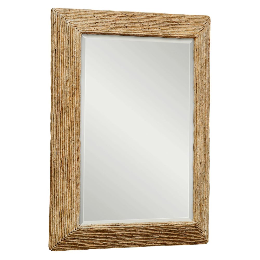 Macario 46 in. Woven Banana Mirror