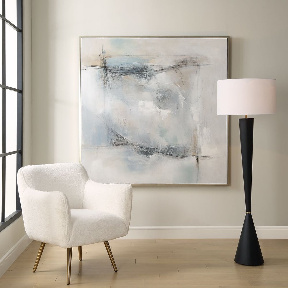 Coastal Haze 62 in. Hand Painted Canvas