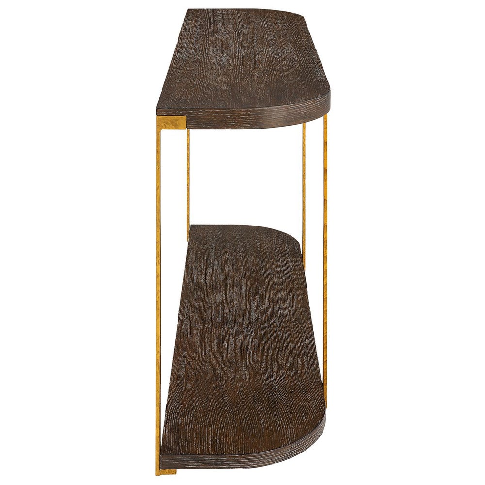 Paliano 54 in. Oak Veneer Console Table