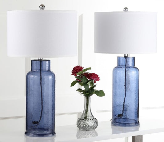 Lutago 29 in. Glass Table Lamp - Set of 2