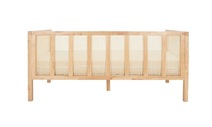 Gratia 62 in. Rubber Wood Sofa Bed