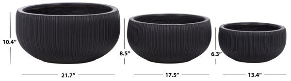 Dinami Outdoor Planter Pot - Set of 3