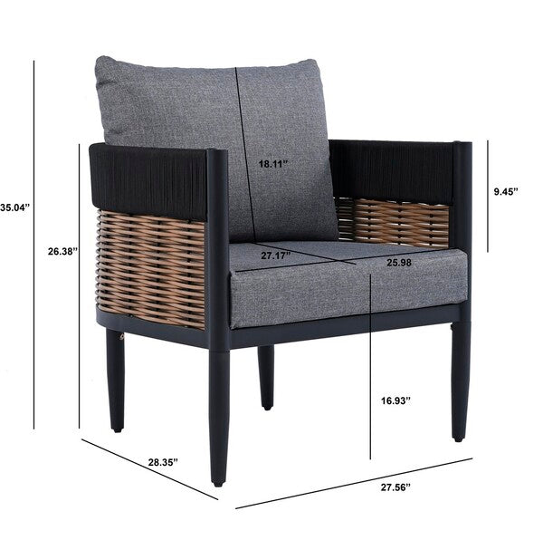 Settimo Grey Outdoor Accent Chair - Set of 2