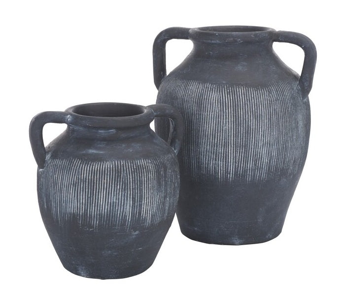 Perugia Stoneware Vase - Set of 2