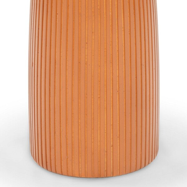 Mioglia 22 in. Round Concrete Accent Table