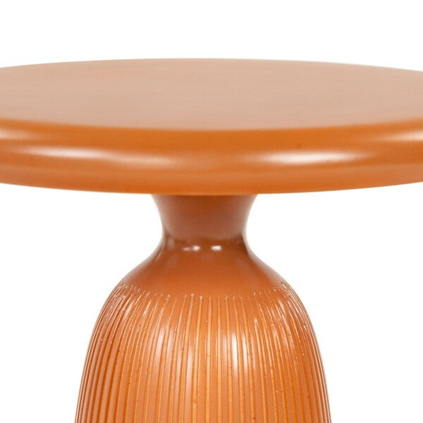 Mioglia 22 in. Round Concrete Accent Table