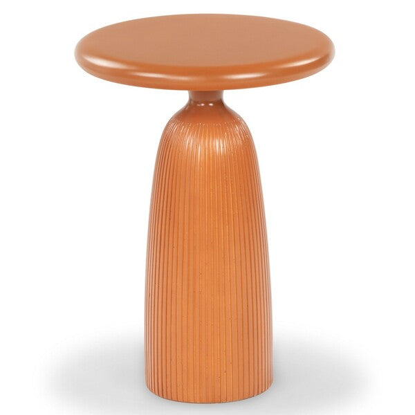 Mioglia 22 in. Round Concrete Accent Table
