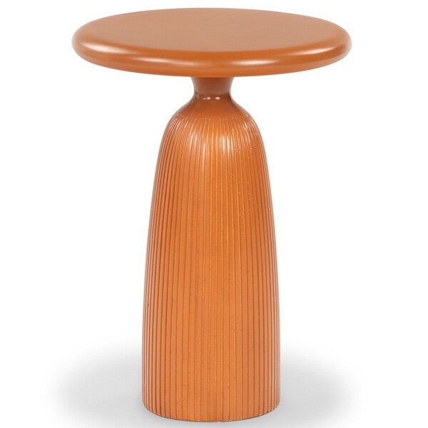 Mioglia 22 in. Round Concrete Accent Table