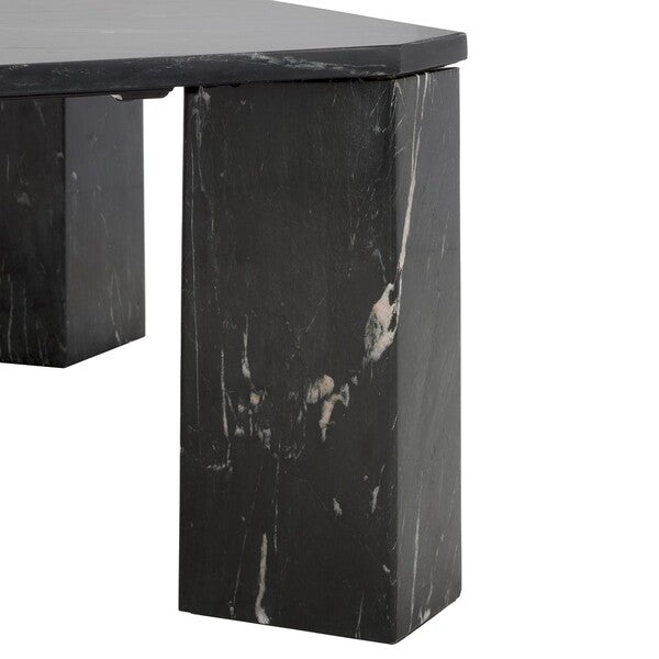 Creda 40 in. Marble Coffee Table