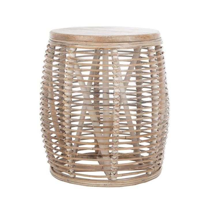 Veleso 19 in. Rattan Accent Table