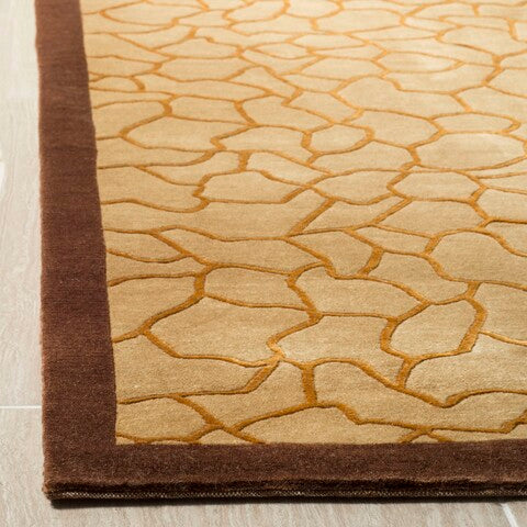 Coriano Hand Knotted Silk and Wool Pile Rug