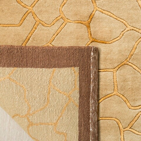 Coriano Hand Knotted Silk and Wool Pile Rug
