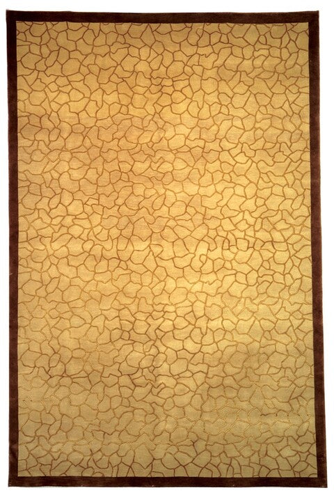Coriano Hand Knotted Silk and Wool Pile Rug