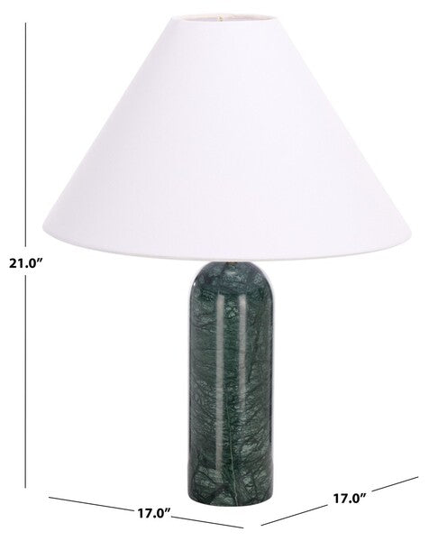 Bocconi Green Marble Table Lamp
