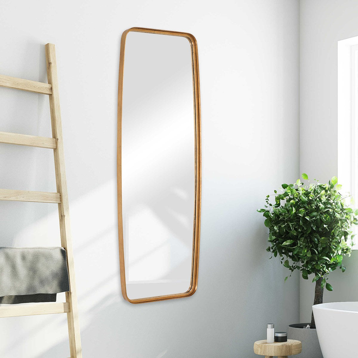 Irpino 60 in. Mirror - Gold Leaf