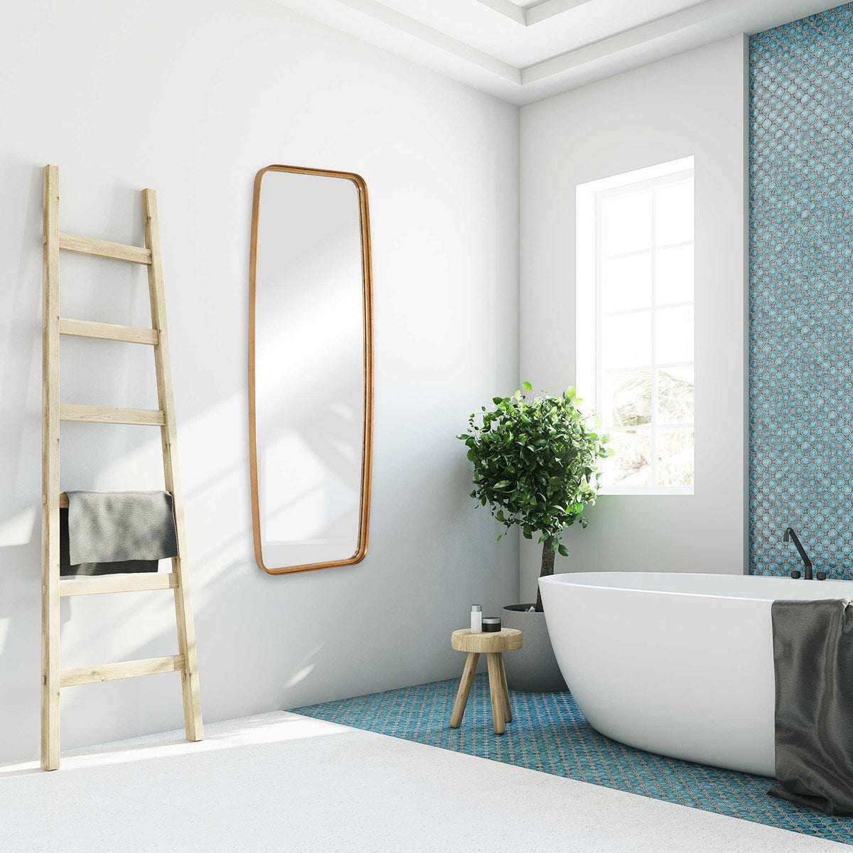 Irpino 60 in. Mirror - Gold Leaf