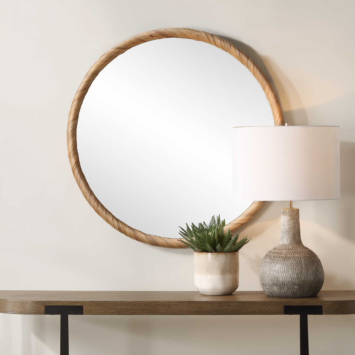 Antillo 32 in. Round Mirror