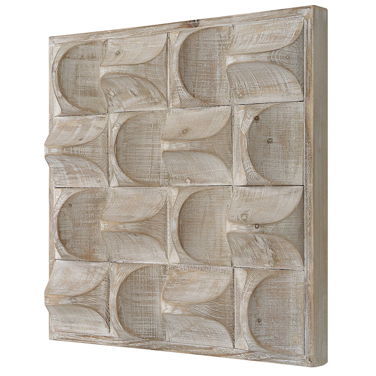 Maze 20 in. Wood Wall Decor - Natural