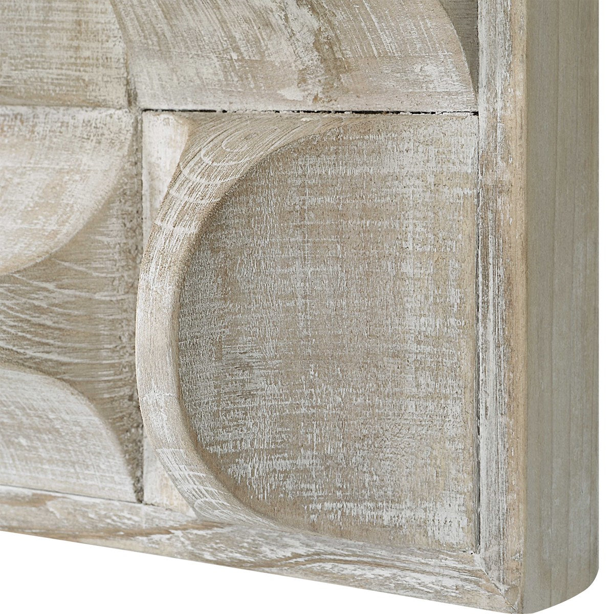 Maze 20 in. Wood Wall Decor - Natural