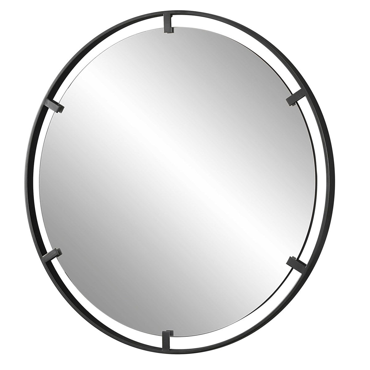 Brin 34 in. Round Mirror