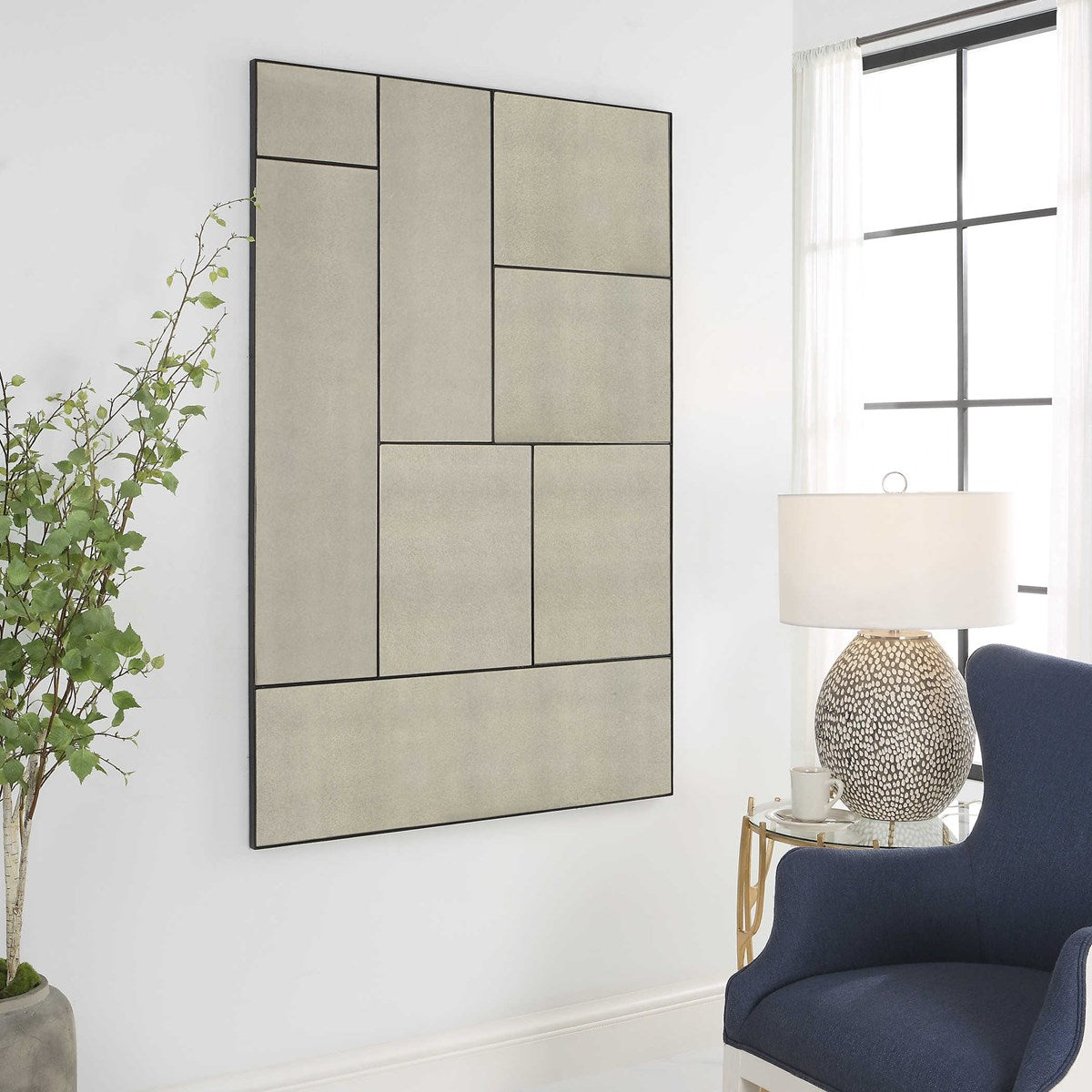 Suello 60 in. Oversized Mirror