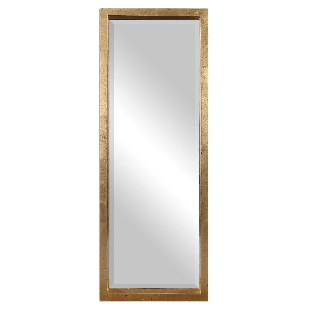 Allegra Oversized 76 in. Gold Mirror