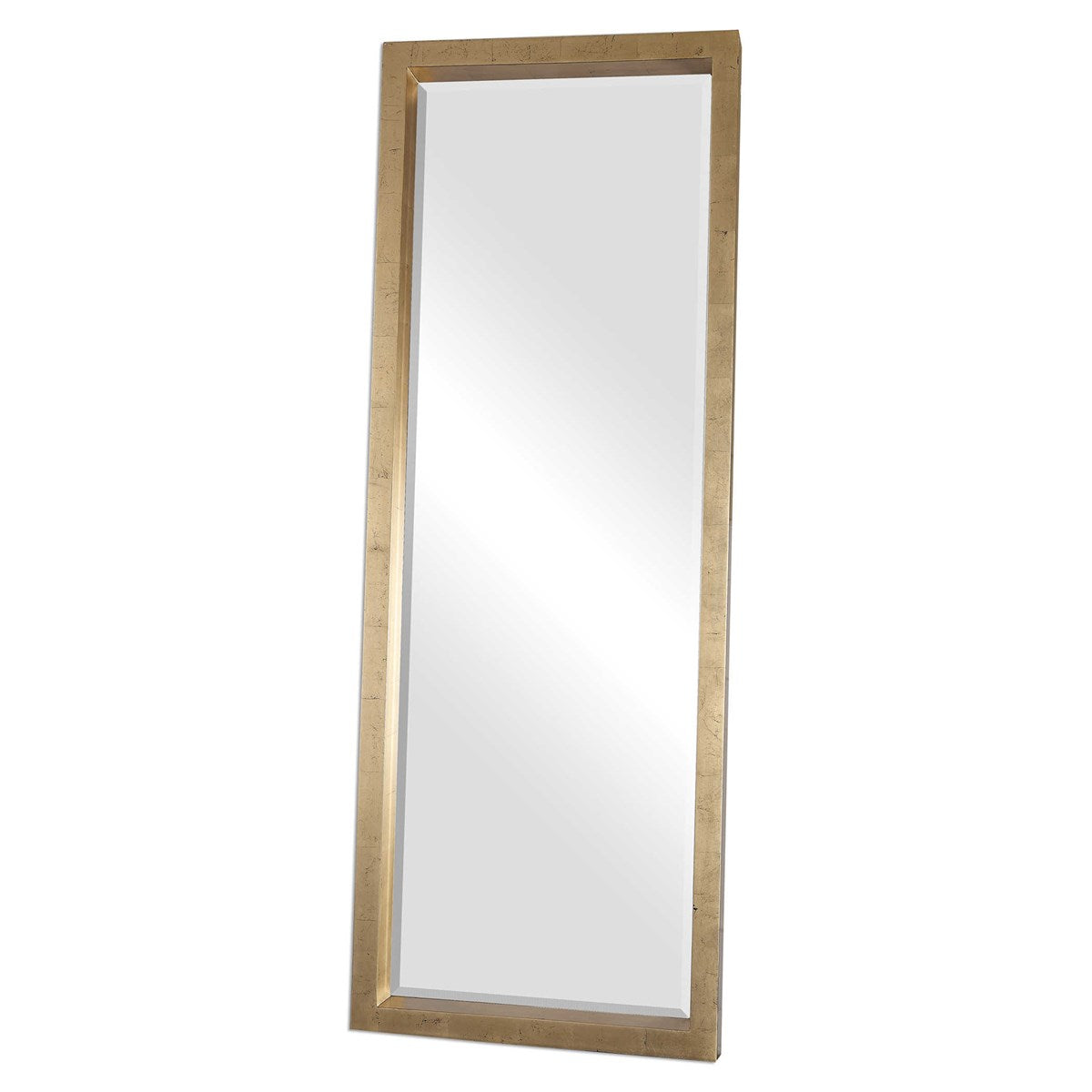 Allegra Oversized 76 in. Gold Mirror