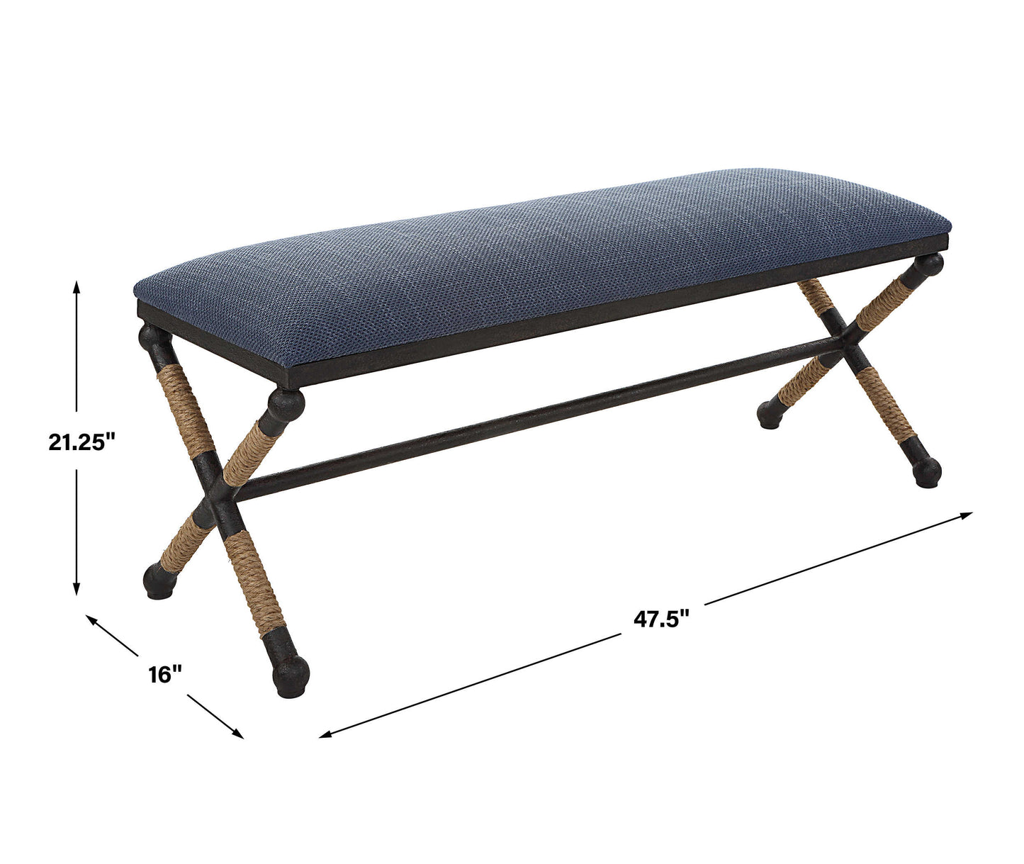 Navy Blue Bench