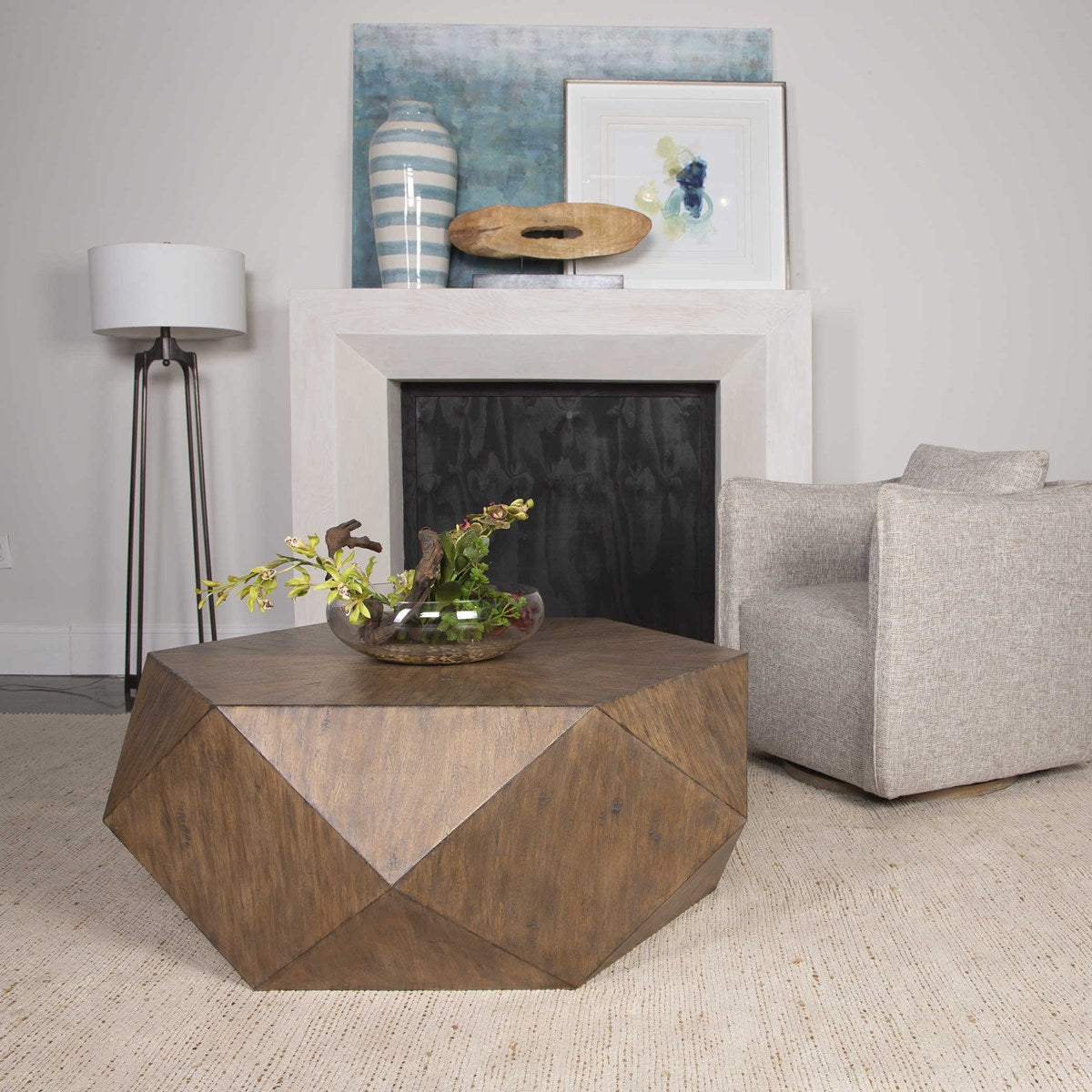 Sopa 48 in. Coffee Table - Honey