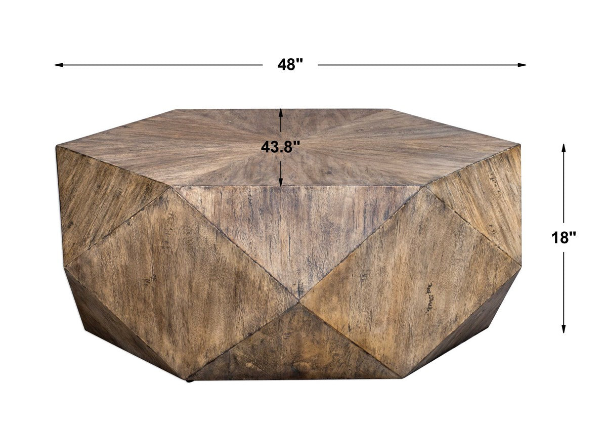 Sopa 48 in. Coffee Table - Honey
