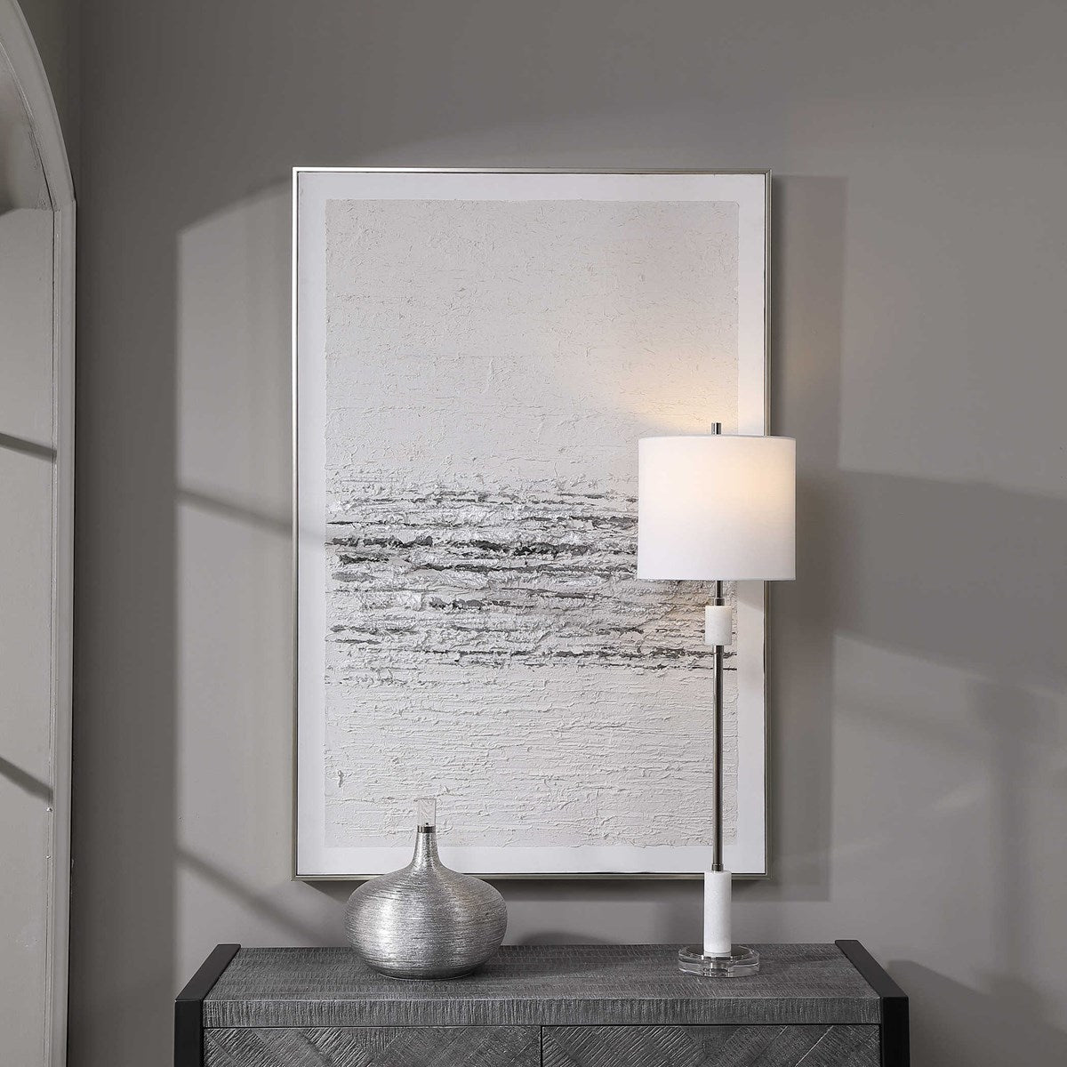 Textured Breeze 48 in. Hand Painted Canvas