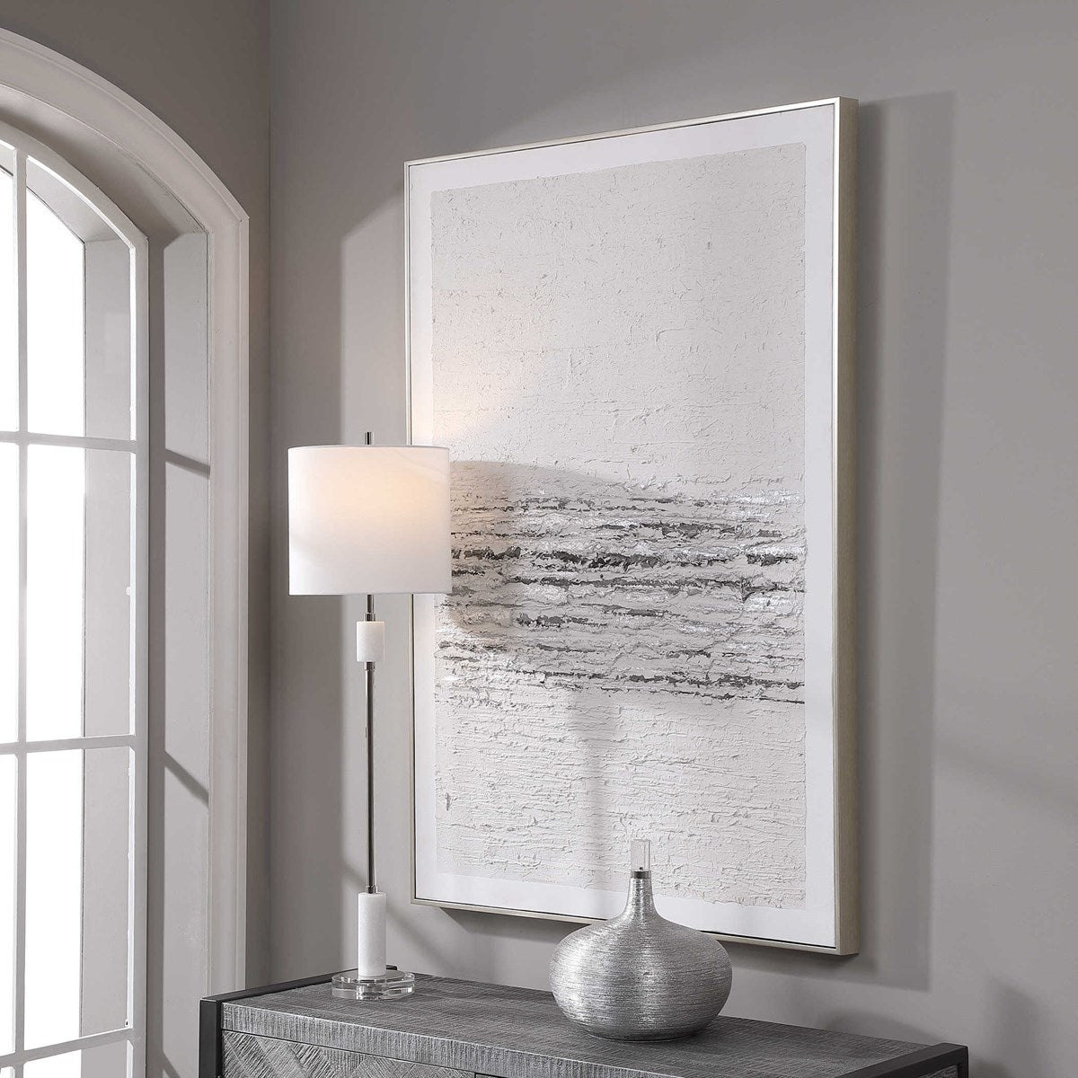 Textured Breeze 48 in. Hand Painted Canvas