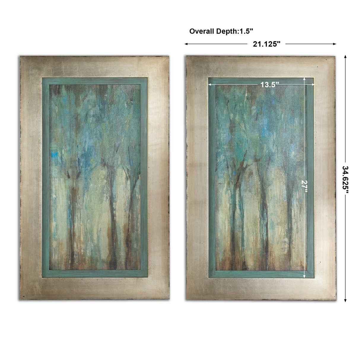 Sistine 35 in. Oil Reproduction- Set of 2