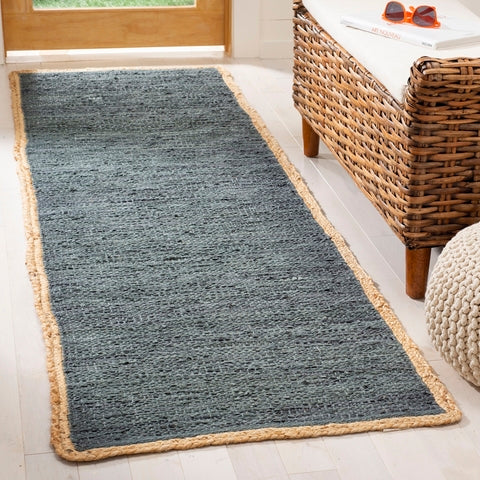 Galliate Hand Loomed Leather Rug