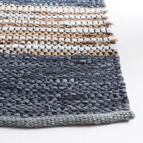 Lecce Leather & Jute Rug