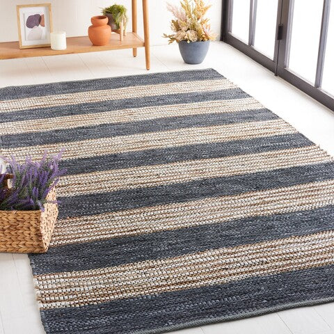 Lecce Leather & Jute Rug