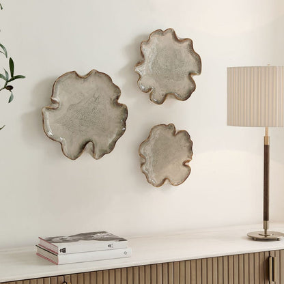 Rivarone Earthenware Wall Decor - Set of 3