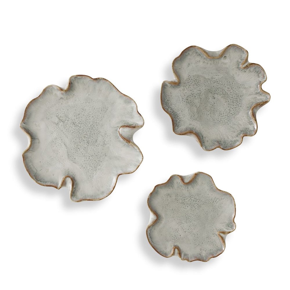 Rivarone Earthenware Wall Decor - Set of 3
