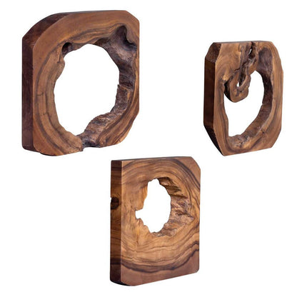 Caprera Suar Wood Wall Decor - Set of 6