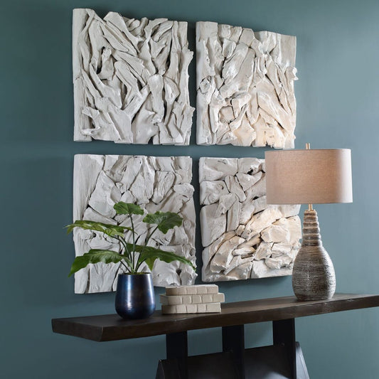 Sassari 24 in. Teak Branches Wall Decor