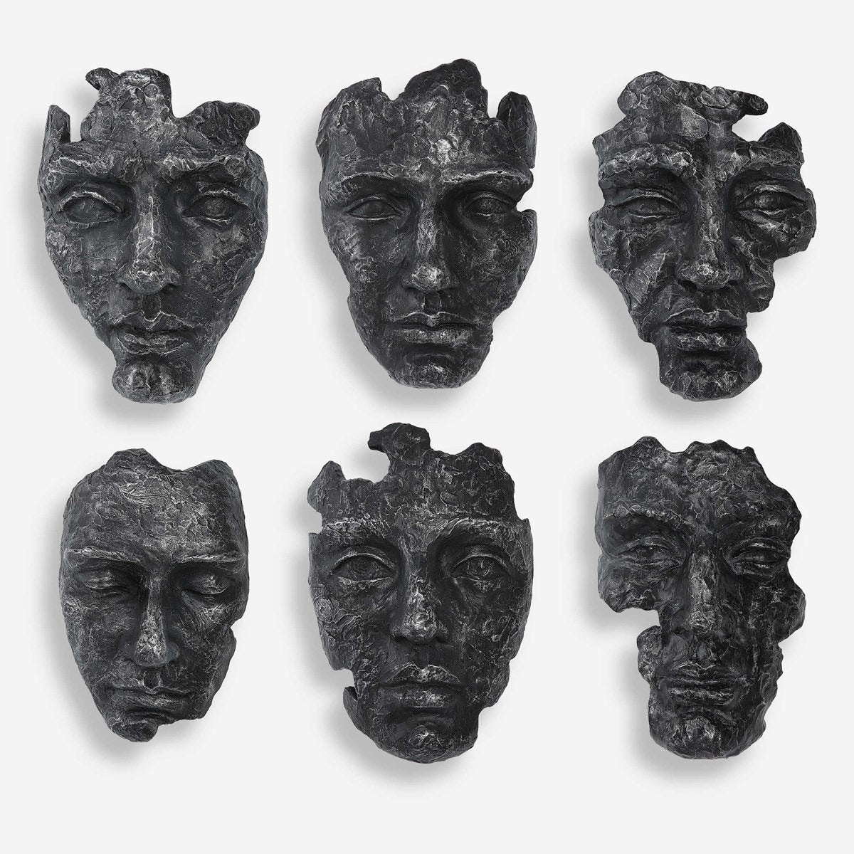 Mask 14 in. Wall Decor - Set of 6