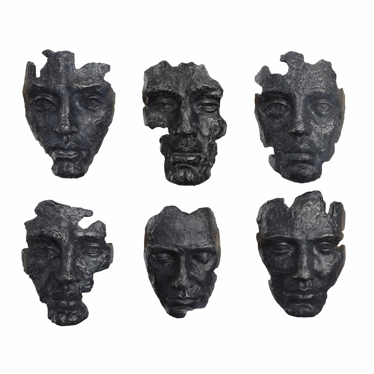 Mask 14 in. Wall Decor - Set of 6