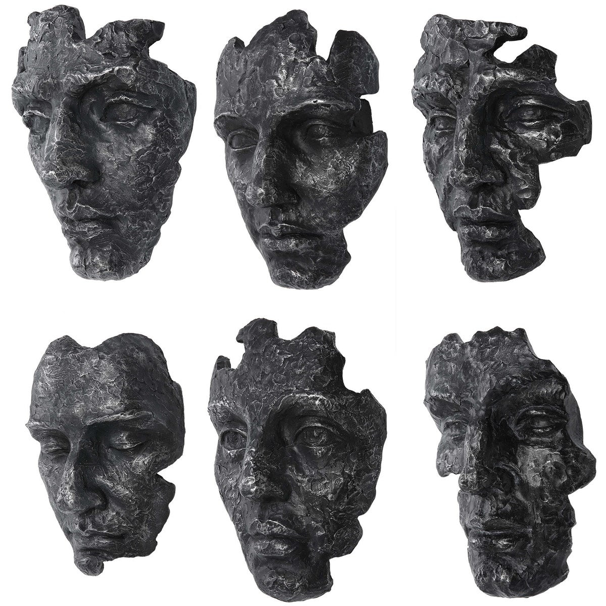 Mask 14 in. Wall Decor - Set of 6