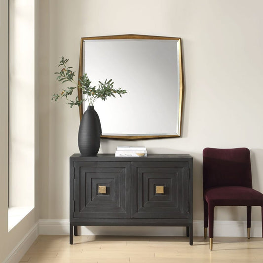 Piave 40 in. Wood Frame Mirror