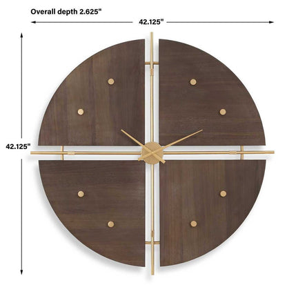 Percha 38 in. Wall Clock