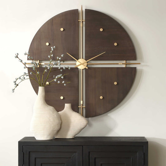 Percha 38 in. Wall Clock