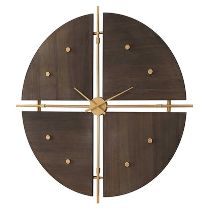 Percha 38 in. Wall Clock