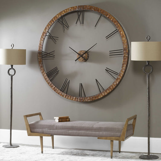 Pontey 61 in. Wall Clock